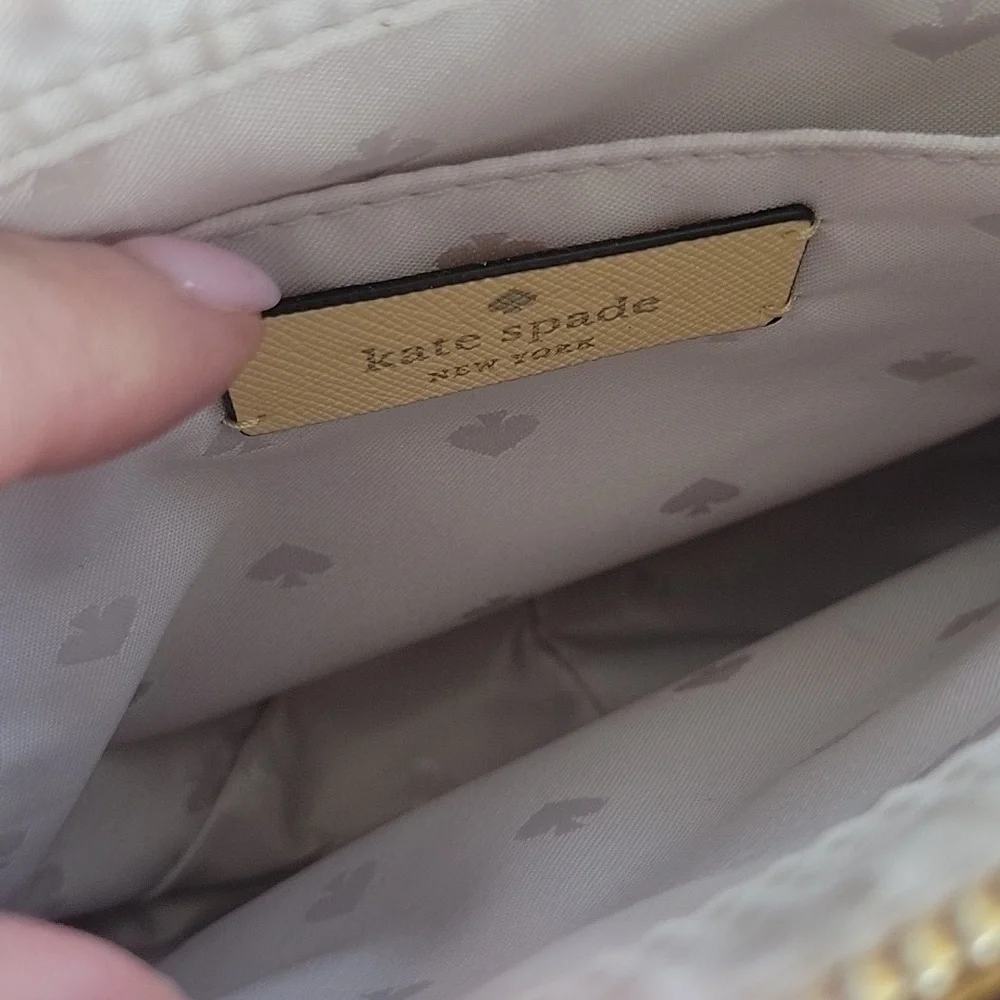 Kate Spade Butter Yellow Crossbody Bag with Minimalist Design NWT